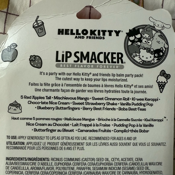 ONE SET LEFT! Lip Smacker Hello Kitty Lip Balm Set -This is for ONE SET. - Picture 7 of 9